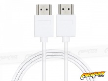 Ultra-Thin 50cm HDMI Cable - White (HDMI v2.0 High Speed with Ethernet) (Thumbnail )
