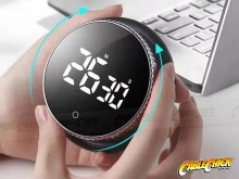 Stylish Rotary Digital Kitchen Timer (Thumbnail )