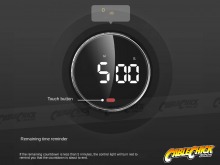 Stylish Rotary Digital Kitchen Timer (Thumbnail )