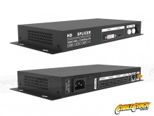 2x2 Screen HDMI 4K Video Wall Controller with Remote (Video Splice 2x2, 1x3, 4x1) (Thumbnail )
