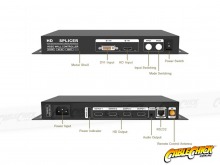 2x2 Screen HDMI 4K Video Wall Controller with Remote (Video Splice 2x2, 1x3, 4x1) (Thumbnail )