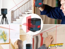 Durable Cross Line Laser Level (Self-Leveling & Locked Mode) (Thumbnail )