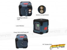 Durable Cross Line Laser Level (Self-Leveling & Locked Mode) (Thumbnail )