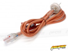 2m Locking IEC Medical Power Cable (Locking IEC-C13 to Australian Mains Plug) (Thumbnail )