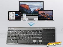 2.4GHz Wireless Media Keyboard with Touchpad (Thumbnail )