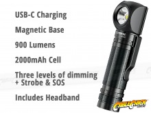 Powerful Compact LED Headlamp & Torch (USB-C Rechargeable) (Thumbnail )