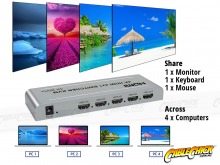4-Port HDMI Switch & KVM (4K/60Hz) (Thumbnail )