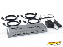 4-Port HDMI Switch & KVM (4K/60Hz) (Thumbnail )
