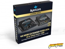 Avencore Carbon Series 4K HDMI Extender Over CAT6 up to 30m (4K/120Hz 4:4:4 + HDR, IR, Low Latency) (Thumbnail )