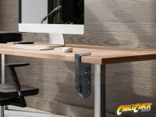 Desk Clamp 2-Socket Powerboard with USB A+C Charging Ports (Thumbnail )