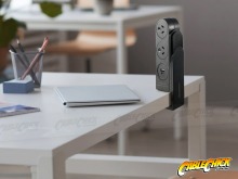 Desk Clamp 2-Socket Powerboard with USB A+C Charging Ports (Thumbnail )