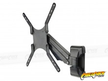 Premium Gas-Assisted Single Stud TV and Monitor Wall Mount - 15kg (Black) (Thumbnail )
