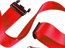 Luggage Cross Strap with Lock (Red) (Thumbnail )