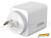 3-Port 100W USB-A & Type-C Laptop Fast Charger (100W USB-C + 3A USB-A Charging) (Thumbnail )