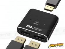 Bi-Directional DisplayPort 1x2 Switch (Supports 8K/30Hz) (Thumbnail )