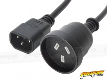 40cm UPS Power Cable Adapter (240v Mains Female to IEC-C14 Male) (Thumbnail )