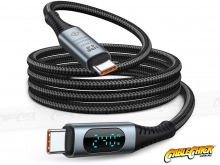 1m USB4 240W Fast Charging Cable with Built-In Watts Display (40Gbps Data) (Thumbnail )