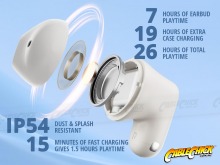 Edifier X1 Lite True Wireless Bluetooth Earbuds (White) (Thumbnail )