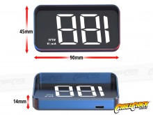 GPS Digital Speedometer HUD (Heads-Up Display) (Thumbnail )