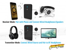 Rechargeable Bluetooth v5.0 Receiver & Transmitter with 3.5mm AUX Interface (Thumbnail )