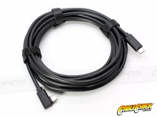 10m High-Performance Active Optical USB-C Cable - VR Headset Compatible (with Right-Angle Plug) (Thumbnail )