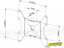 Super-Slim TV Wall Mount (35kg, VESA 50/75/100/200) (Thumbnail )
