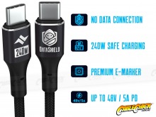 50cm Avencore Hacker-Proof DataShield USB-C Charging Cable 240W (Thumbnail )