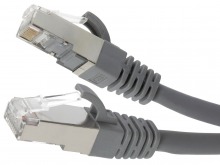 0.5m CAT8 Specialist RJ45 SSTP Ethernet Cable (40Gbps/2GHz, 26AWG - Grey)