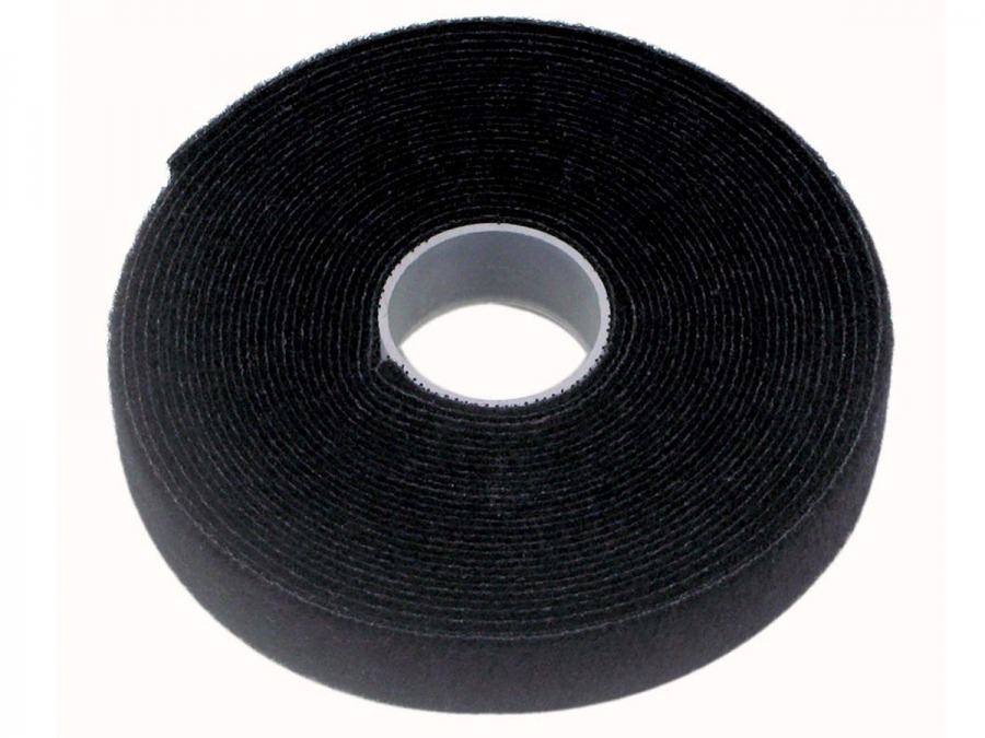10m Reel of Hook-and-Loop Cable Tie - Black (Photo )