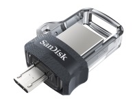 128GB SanDisk Ultra Dual USB 3.0 Drive with USB Type-A & Micro USB Interfaces (Thumbnail )