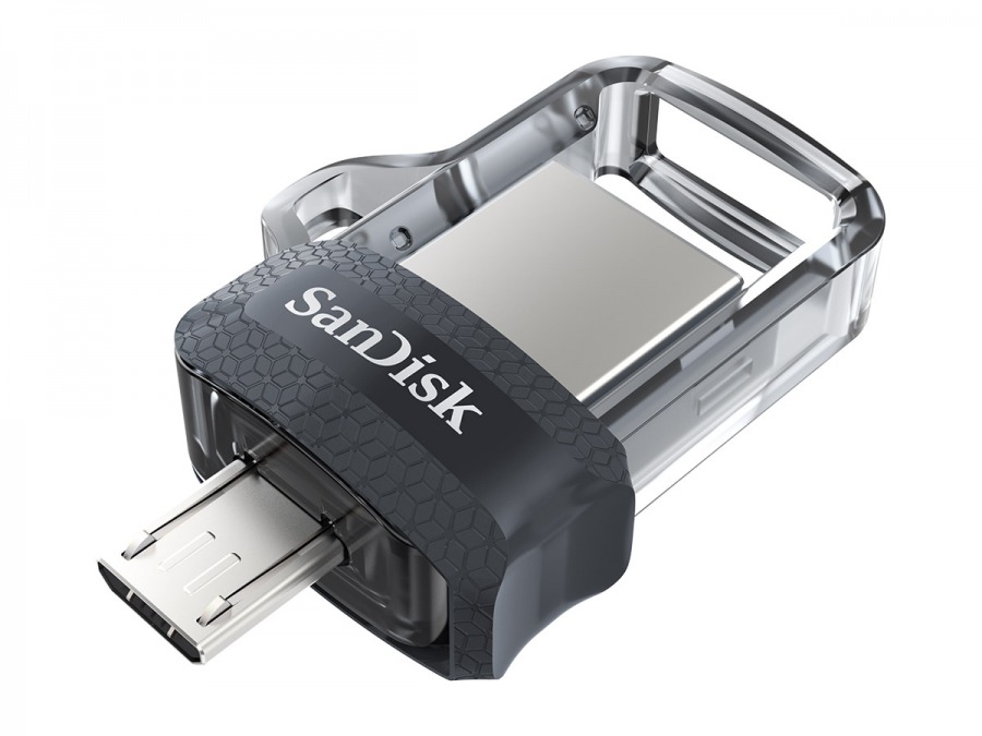 128GB SanDisk Ultra Dual USB 3.0 Drive with USB Type-A & Micro USB Interfaces (Photo )