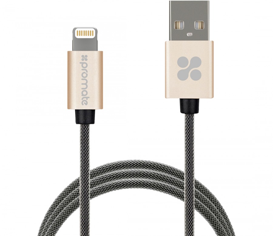 1.2m Premium Lightning Cable for Apple Devices (Gold)