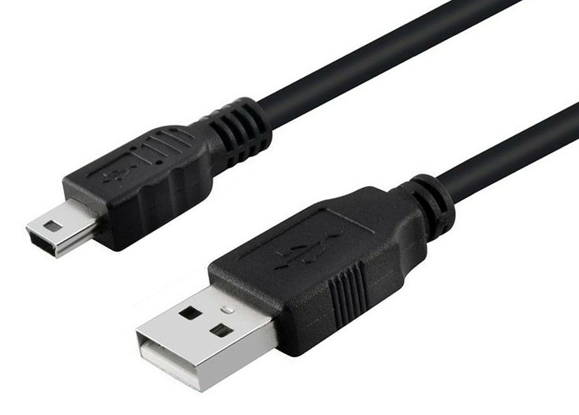 1.5m USB 2.0 Hi-Speed Cable (A to Mini-B 5 Pin) (Photo )