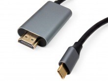 1.8m USB-C to HDMI Cable with 100w Power Delivery (4K/30Hz) (Thumbnail )