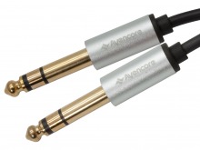 1m Avencore Crystal Series 6.5mm Stereo Audio Cable (1/4" Stereo Lead) (Thumbnail )