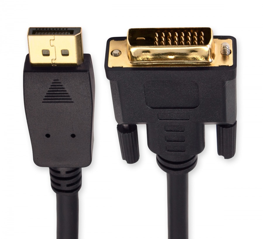 1m DisplayPort (Male) to DVI (Male) Cable (Photo )