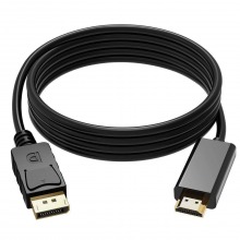 1m DisplayPort (Male) to HDMI (Male) Cable