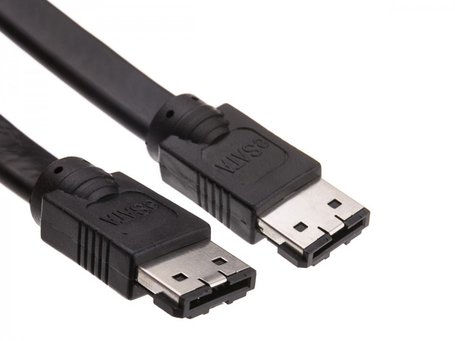 1M eSATA Male to Male Cable (SATA 2 / SATA 3 Compatible) (Photo )