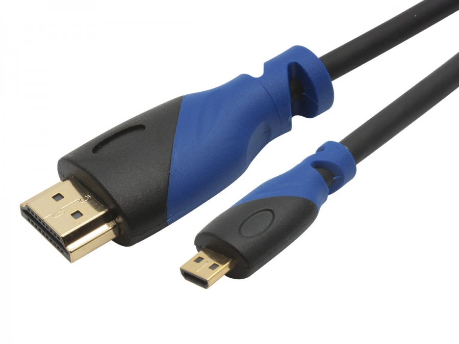 1m Micro-HDMI Cable (HDMI Type-A to Type-D) (Photo )