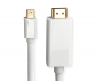 1m Mini-DisplayPort to HDMI Cable (Male to Male) - Thunderbolt 2 Compatible (Thumbnail )