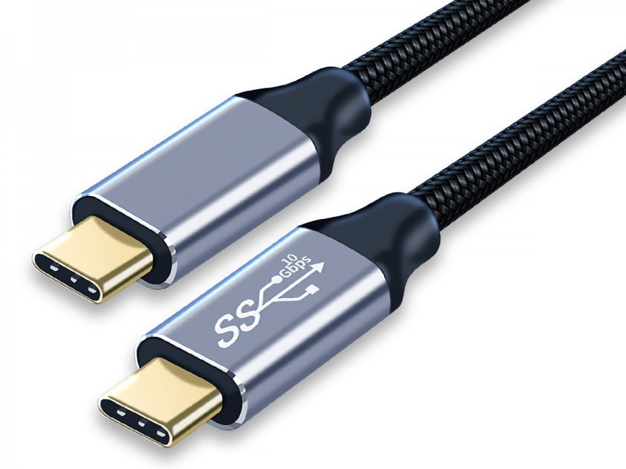 1m Premium Aluminium USB-C Fast-Charging Cable (USB 3.1 Gen2 - 10Gbps, 100W/5A, 4K/60Hz) (Photo )