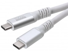 1m USB-C Cable (USB 3.2 Gen1 - 5Gbps, 100W PD, 4K/60Hz) - WHITE (Thumbnail )