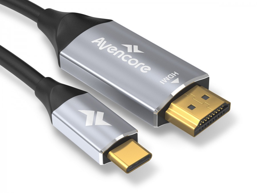 Avencore Platinum 1m USB Type-C to HDMI Cable (4K/60Hz - Thunderbolt Compatible) (Photo )