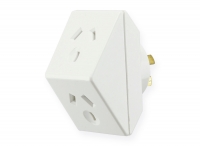 Australian Power Socket Triangle Double Adapter (Thumbnail )