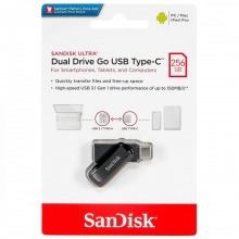 256GB SanDisk Ultra Dual Drive Go USB Flash Drive (USB 3.0 Type-A & USB-C) (Thumbnail )