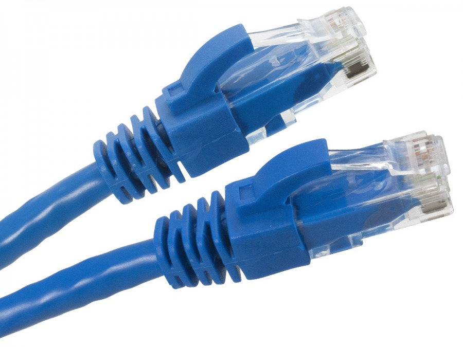 2m CAT6 RJ45 Ethernet Cable (Blue) (Photo )