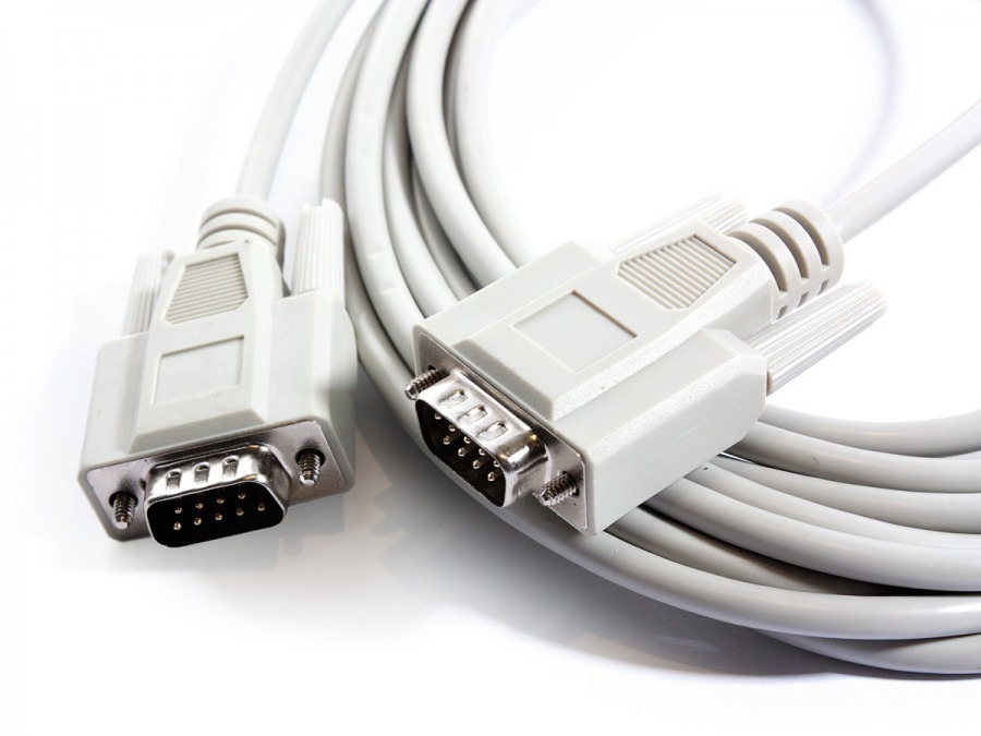 2m DB9 Serial Male to DB9 Serial Male Cable (Photo )