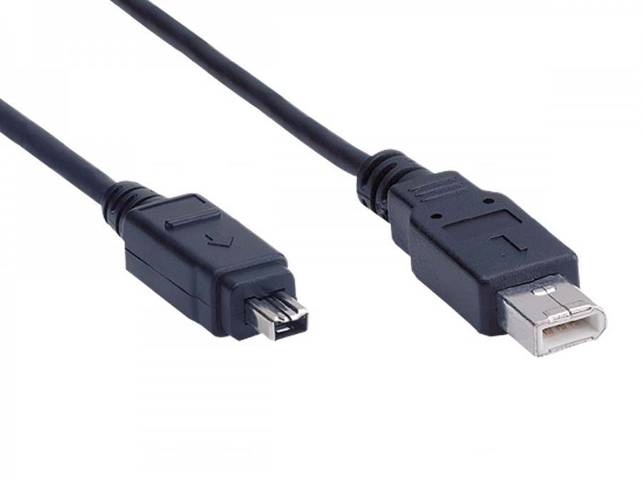 2m Firewire 1394 Cable 4P to 6P (i.Link) (Photo )