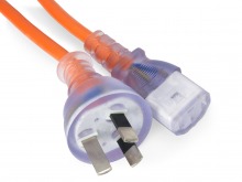 2m IEC Medical Power Cable (IEC-C13 to Australian Mains Plug) (Thumbnail )