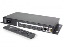 2x2 Screen HDMI 4K Video Wall Controller with Remote (Video Splice 2x2, 1x3, 4x1) (Thumbnail )